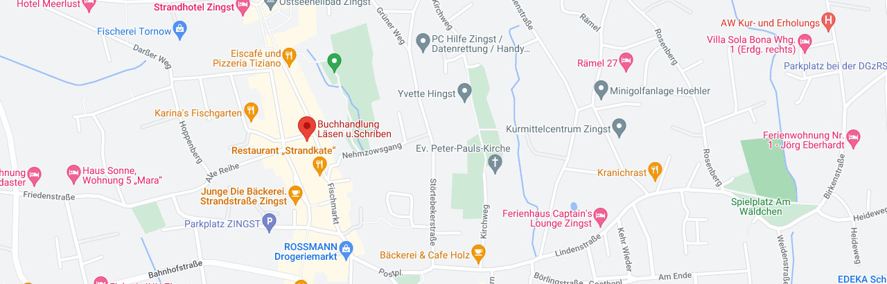 Anfahrtskarte Zingst